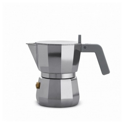Alessi-Moka Kaffeemaschine aus Aluminiumguss, geeignet für Induktion, 9 Tassen